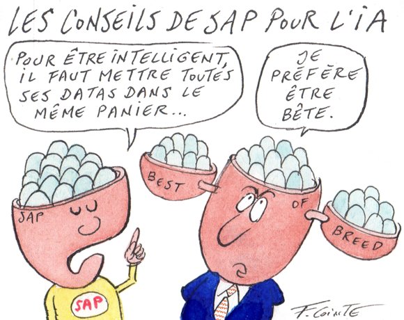 Dessin: Pour SAP, le best of breed appartient au passé